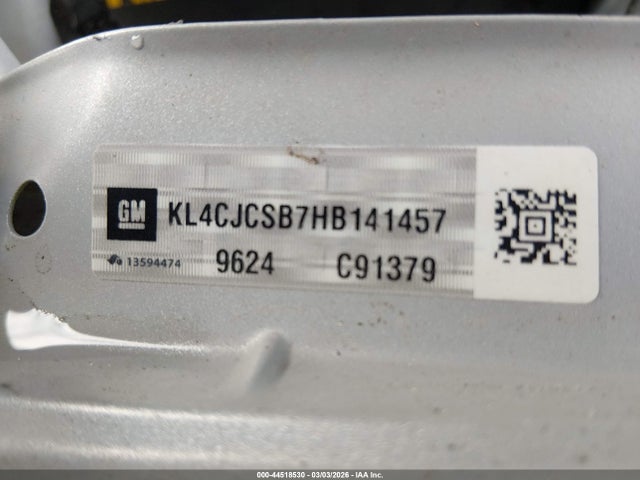 Aukcja sprzedaży 2017 Buick Encore Essence, vin: KL4CJCSB7HB141457, numer aukcji: 44518530
