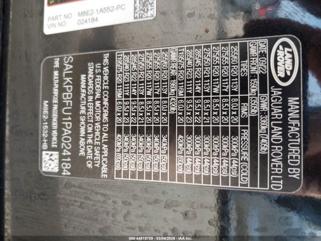 Land Rover Range Rover P400 Se 2023 SALKPBFU1PA024184 Image 9