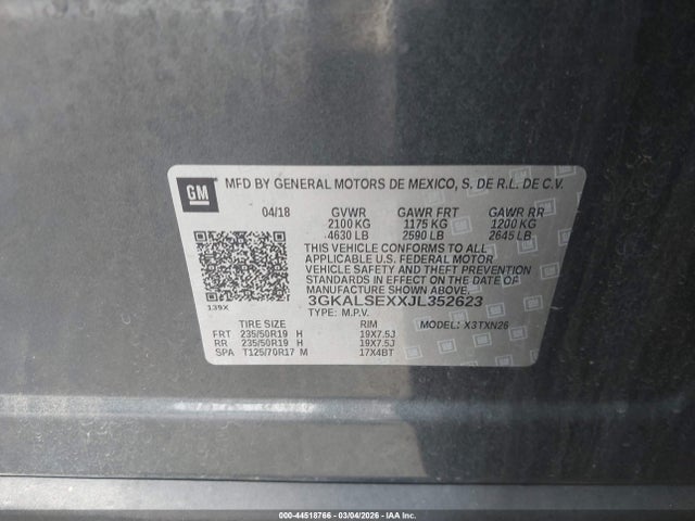 GMC Terrain Denali 2018 3GKALSEXXJL352623 Image 9