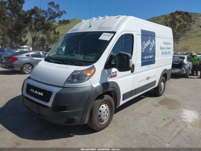 2019 Ram Promaster 1500 High Roof 136 Wb მანქანა იყიდება აუქციონზე, vin: 3C6TRVBG5KE559250, აუქციონის ნომერი: 44518852