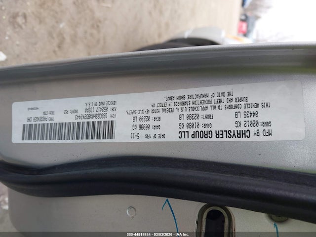 44518884 :رقم المزاد ، 1B3CB3HAXBD242443 vin ، 2011 Dodge Caliber Mainstreet مزاد بيع