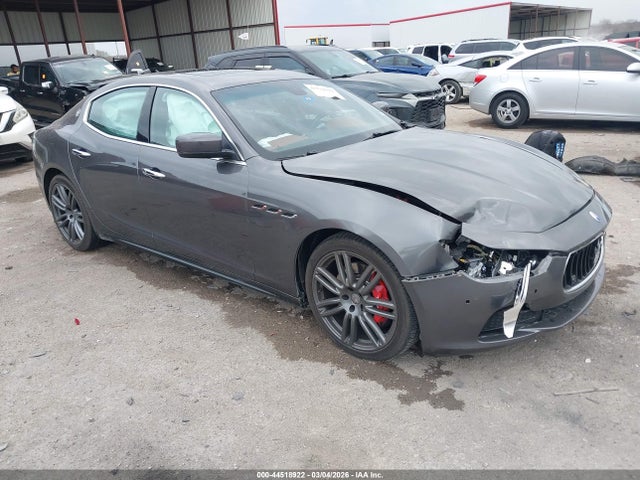 2016 MASERATI GHIBLI ZAM57RTA0G1182213
