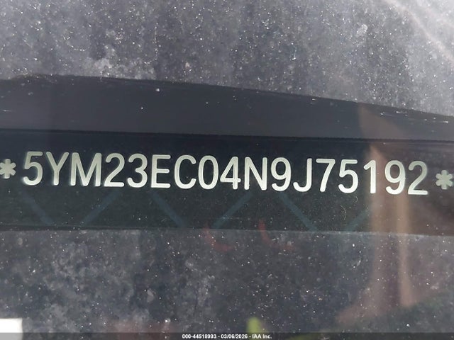 44518993 :رقم المزاد ، 5YM23EC04N9J75192 vin ، 2022 Bmw X4 M مزاد بيع