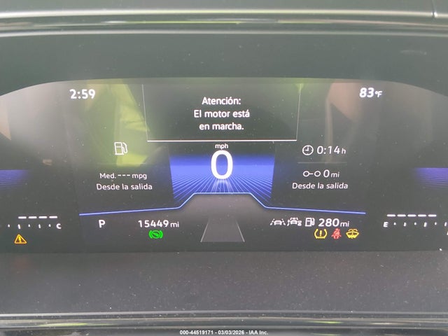 44519171 :رقم المزاد ، 3VV5C7B2XSM086603 vin ، 2025 Volkswagen Taos 1.5t S مزاد بيع