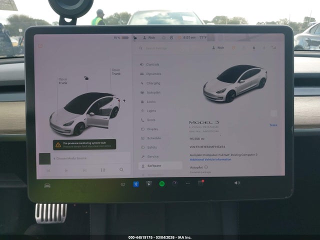 2021 TESLA MODEL 3 5YJ3E1EB3MF915494 Photo 6