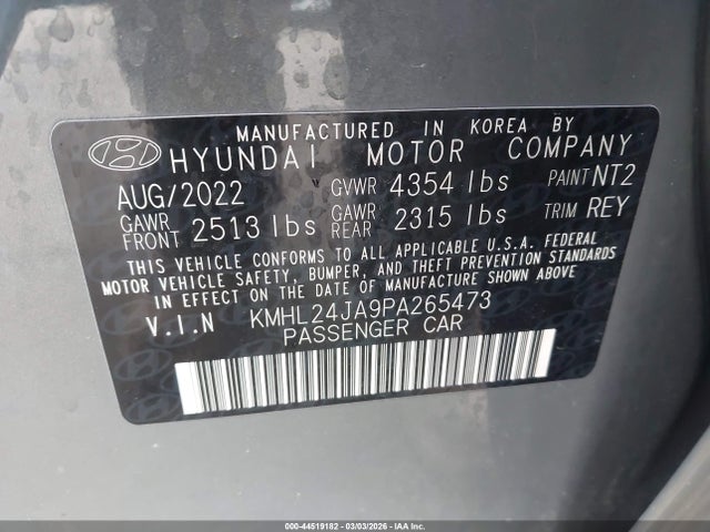 2023 HYUNDAI SONATA KMHL24JA9PA265473 Photo 8