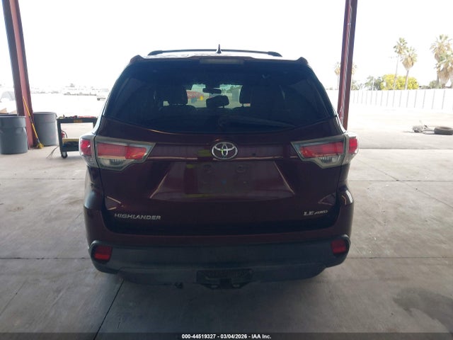 Toyota Highlander Le Plus V6 2015 5TDBKRFH4FS218260 Image 17