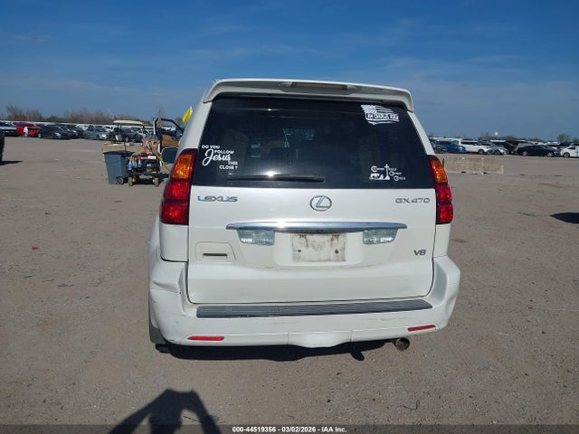 2006 Lexus Gx 470 მანქანა იყიდება აუქციონზე, vin: JTJBT20X160124776, აუქციონის ნომერი: 44519356