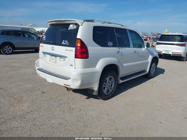 2006 Lexus Gx 470 მანქანა იყიდება აუქციონზე, vin: JTJBT20X160124776, აუქციონის ნომერი: 44519356