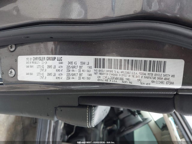 1C4PJLCS3FW601886 Jeep Cherokee Latitude