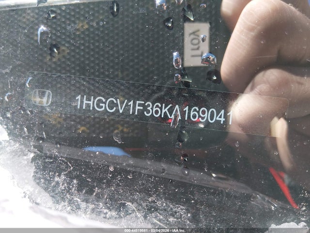 2019 Honda Accord Sport მანქანა იყიდება აუქციონზე, vin: 1HGCV1F36KA169041, აუქციონის ნომერი: 44519581