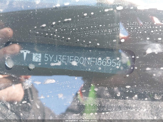 2022 TESLA MODEL 3 5YJ3E1EB0NF186954 Photo 8