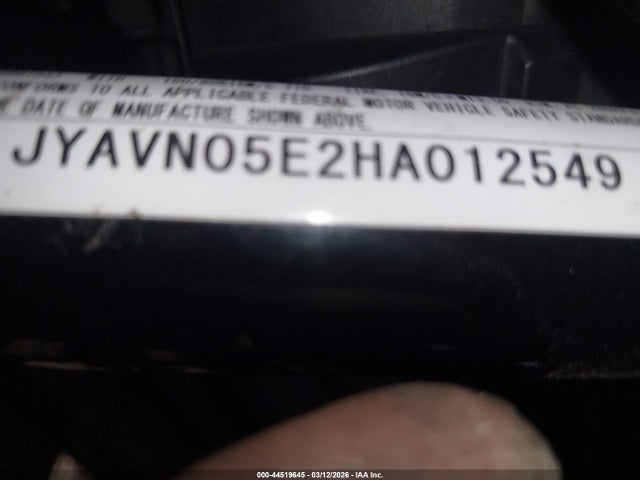 Yamaha Xvs950 Cu/cuc 2017 JYAVN05E2HA012549 Image 10