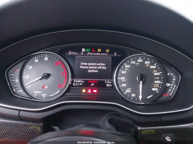 2022 Audi S4 Premium Tfsi Quattro Tiptronic მანქანა იყიდება აუქციონზე, vin: WAUA4AF45NA011101, აუქციონის ნომერი: 44519754