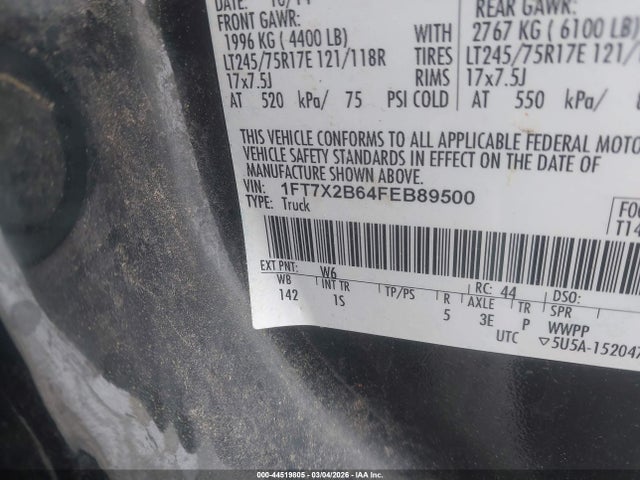 2015 FORD F-250 1FT7X2B64FEB89500 Photo 8