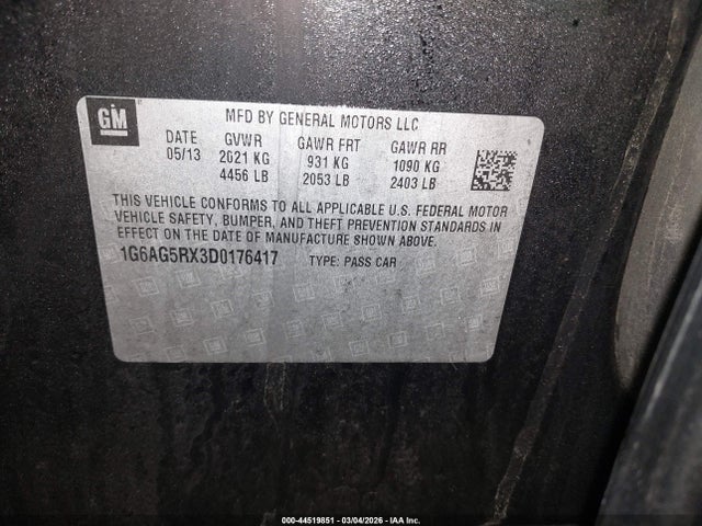 2013 CADILLAC ATS 1G6AG5RX3D0176417 Photo 8