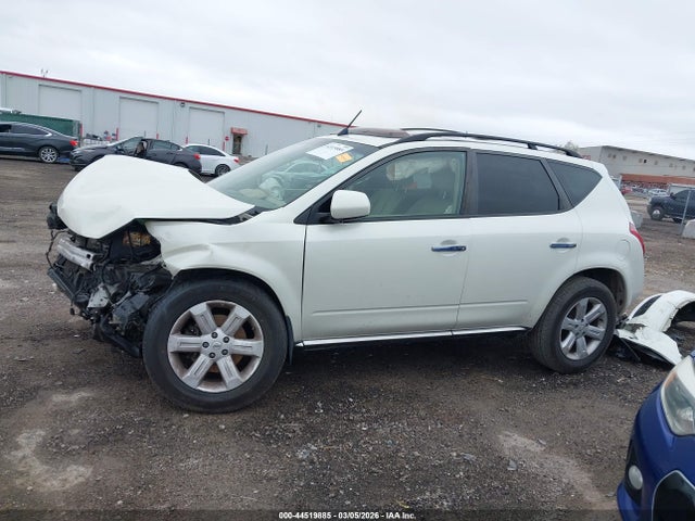 2006 Nissan Murano Sl მანქანა იყიდება აუქციონზე, vin: JN8AZ08T26W427084, აუქციონის ნომერი: 44519885