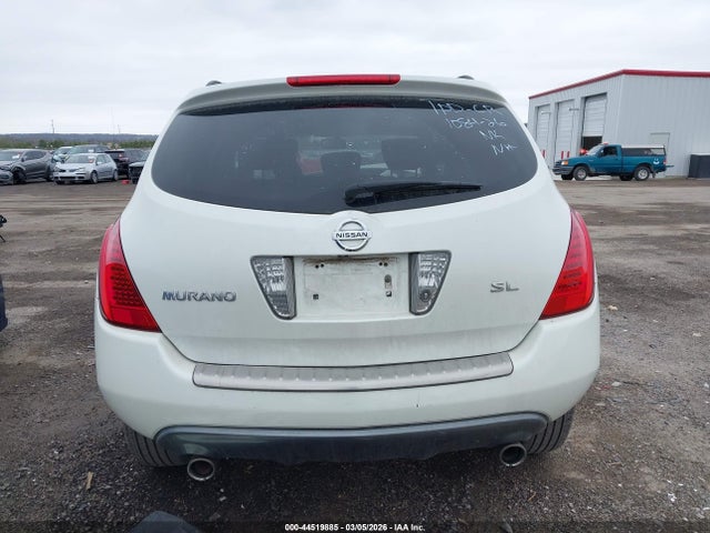 2006 Nissan Murano Sl მანქანა იყიდება აუქციონზე, vin: JN8AZ08T26W427084, აუქციონის ნომერი: 44519885