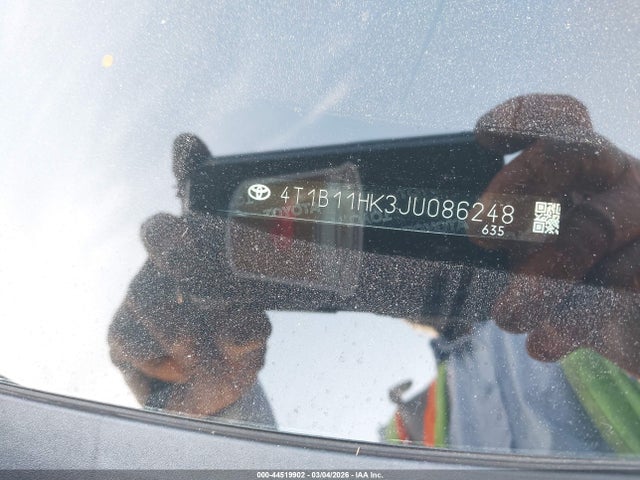 Toyota CAMRY SE 2018 4T1B11HK3JU086248 Image 9