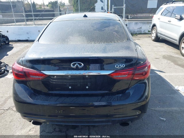 44519934 :رقم المزاد ، JN1EV7AP9JM350848 vin ، 2018 Infiniti Q50 3.0t Luxe مزاد بيع