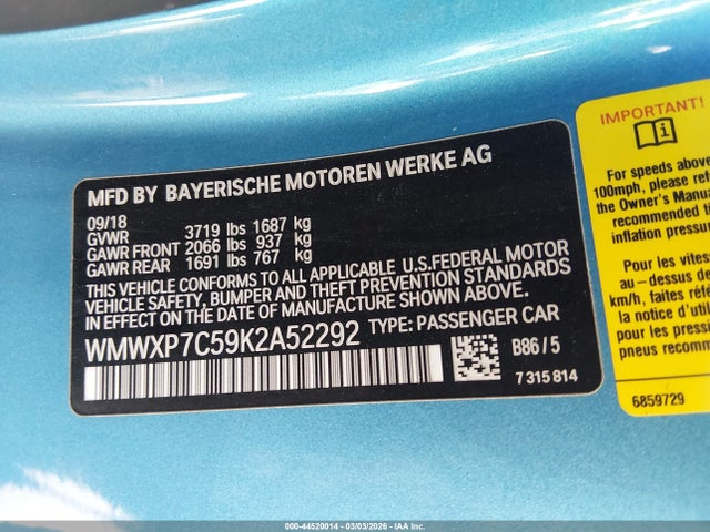 2019 MINI HARDTOP WMWXP7C59K2A52292 Photo 8