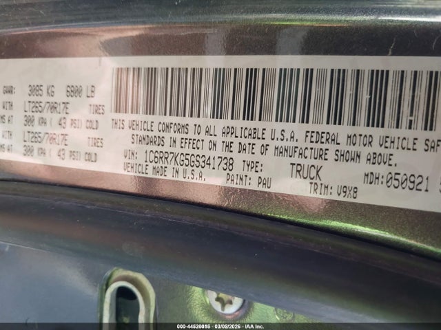 1C6RR7KG5GS341738 RAM 1500 Tradesman