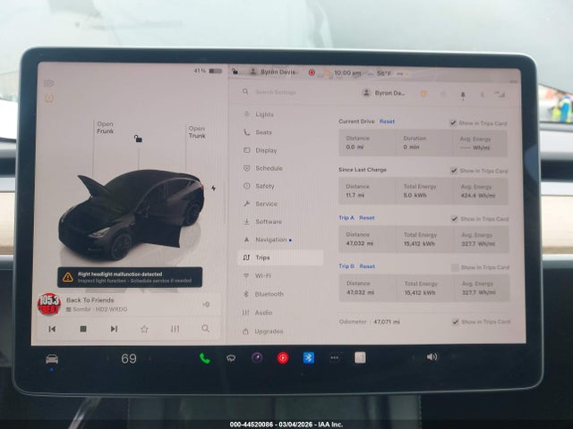 Aukcja sprzedaży 2022 Tesla Model Y Performance Dual Motor All-wheel Drive, vin: 7SAYGDEF7NF531405, numer aukcji: 44520086