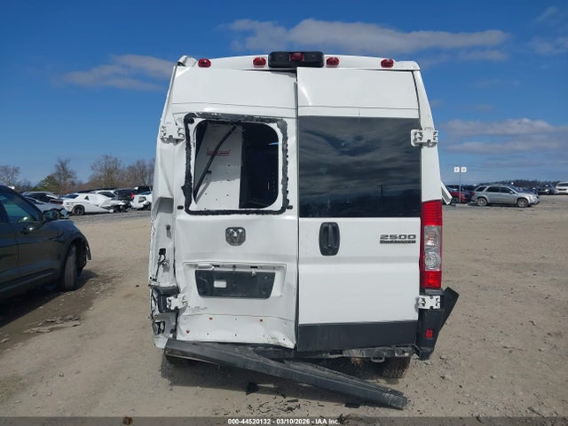 Продажа на аукционе авто 2023 Ram Promaster 2500 High Roof 159 Wb, vin: 3C6LRVDG8PE576676, номер лота: 44520132