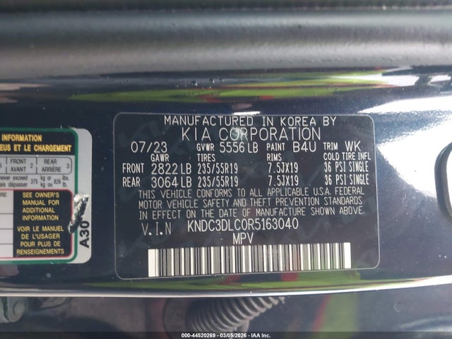 2024 KIA EV6 KNDC3DLC0R5163040 Photo 8
