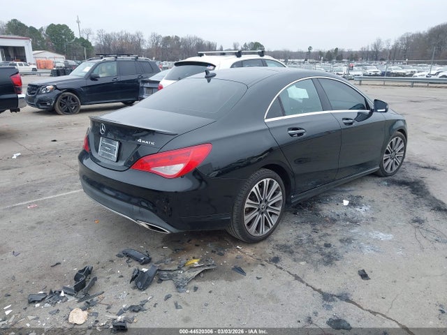 44520306 :رقم المزاد ، WDDSJ4GB9JN578970 vin ، 2018 Mercedes-benz Cla 250 4matic مزاد بيع