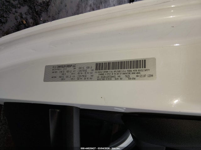 44520427 :رقم المزاد ، 3C6URVJD2FE504451 vin ، 2015 Ram Promaster 3500 High Roof مزاد بيع