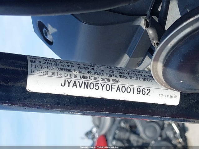 2015 YAMAHA XVS950 JYAVN05Y0FA001962 Photo 9
