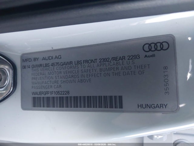 2015 AUDI A3 WAUEFGFF1F1052228 Photo 8