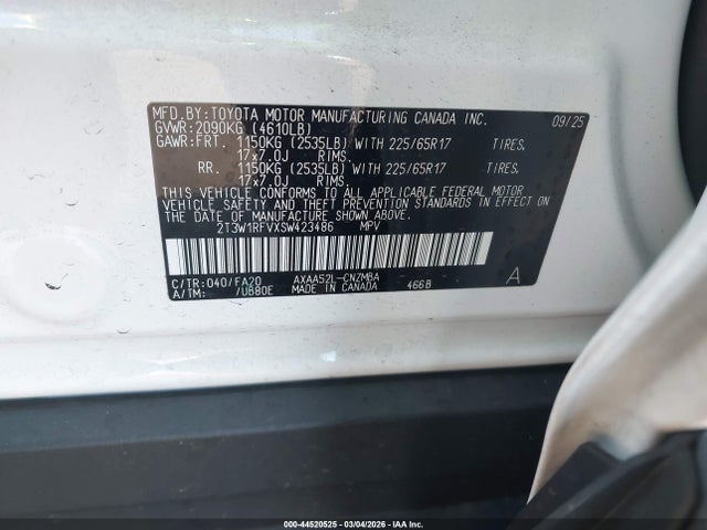 Toyota RAV4 2025 2T3W1RFVXSW423486 Image 23
