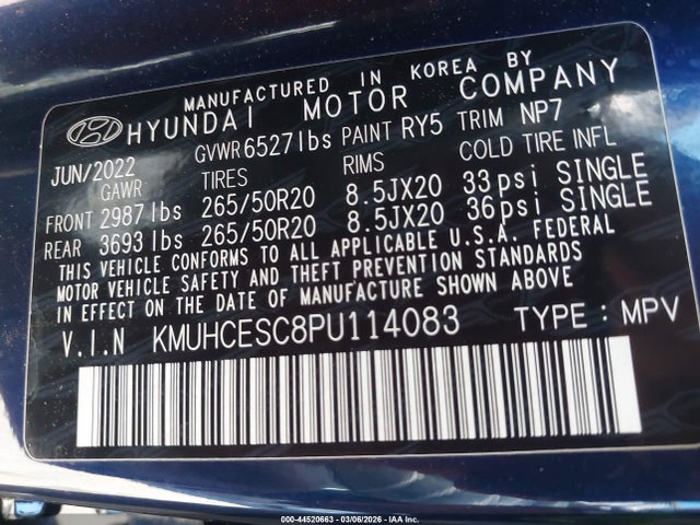 2023 GENESIS GV80 KMUHCESC8PU114083 Photo 8