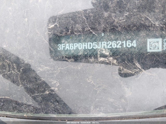 Продажа на аукционе авто 2018 Ford Fusion Se, vin: 3FA6P0HD5JR262164, номер лота: 44520716
