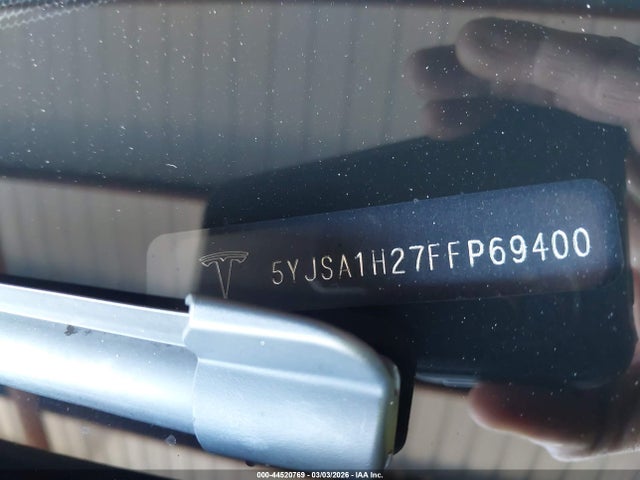 2015 TESLA MODEL S 5YJSA1H27FFP69400 Photo 8