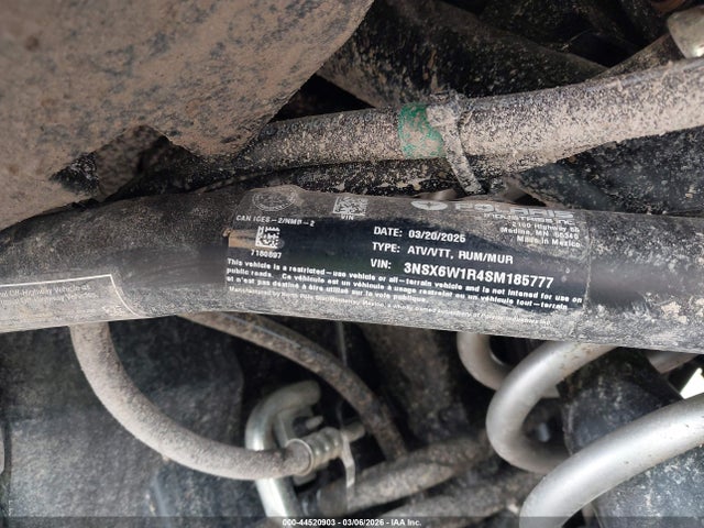 3NSX6W1R4SM185777 Polaris Ranger Crew Xd 1500 Northstar Edition Ultimate
