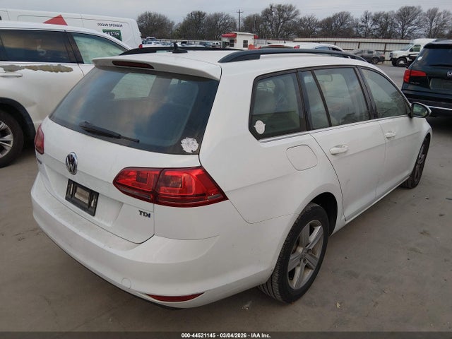 Продажа на аукционе авто 2015 Volkswagen Golf Sportwagen Tdi S 4-door, vin: 3VWCA7AU9FM512623, номер лота: 44521145