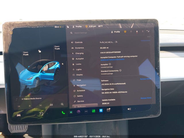 Продаж на аукціоні авто 2023 Tesla Model 3 Rear-wheel Drive, vin: 5YJ3E1EA4PF580998, номер лоту: 44521197