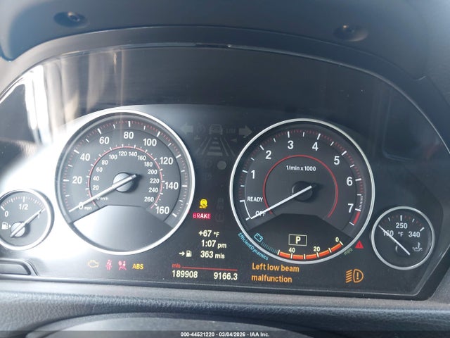 44521220 :رقم المزاد ، WBA3A5C50DJ461744 vin ، 2013 Bmw 328i مزاد بيع