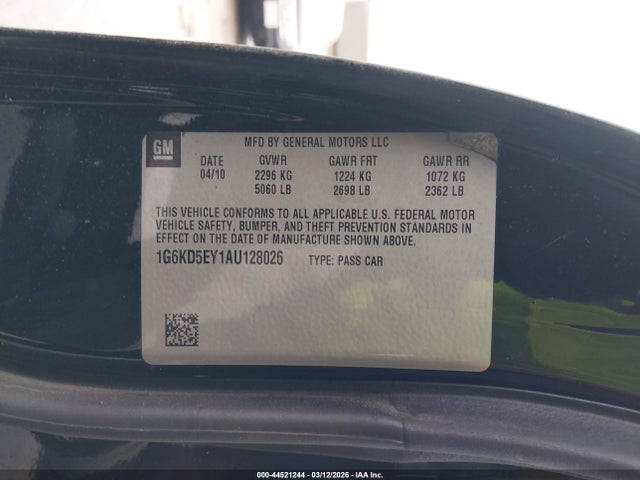 2010 CADILLAC DTS 1G6KD5EY1AU128026 Photo 8