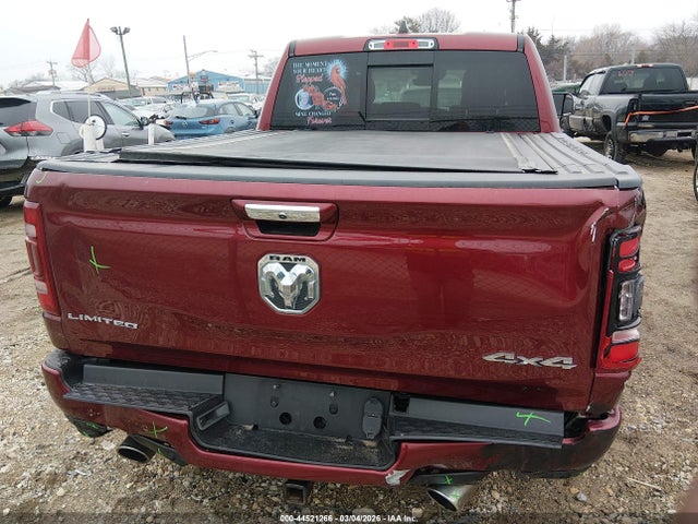 44521266 :رقم المزاد ، 1C6SRFHT8KN856952 vin ، 2019 Ram 1500 Limited مزاد بيع