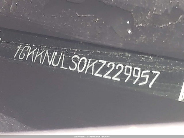 Aukcja sprzedaży 2019 Gmc Acadia Slt-1, vin: 1GKKNULS0KZ229957, numer aukcji: 44521312