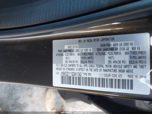 JM3KE2DY1G0841042 Mazda Cx-5 Grand Touring