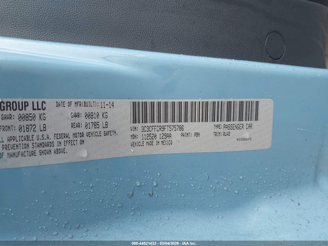 2015 FIAT 500 3C3CFFCR9FT575786 Photo 8