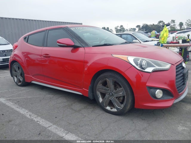 Hyundai Veloster Turbo W/black 2014 KMHTC6AE8EU200475 головне зображення