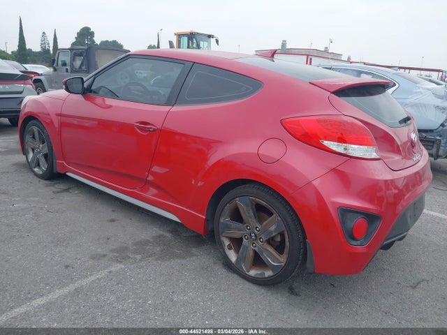 Hyundai Veloster Turbo W/black 2014 KMHTC6AE8EU200475 Image 3