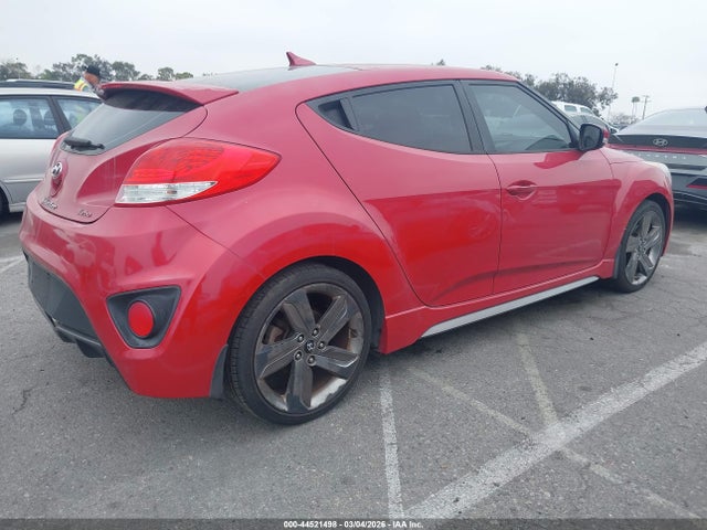 Hyundai Veloster Turbo W/black 2014 KMHTC6AE8EU200475 Image 4