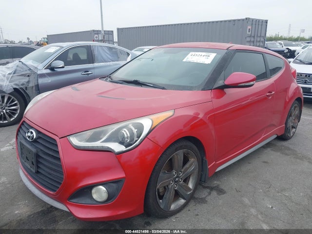 Hyundai Veloster Turbo W/black 2014 KMHTC6AE8EU200475 Image 6